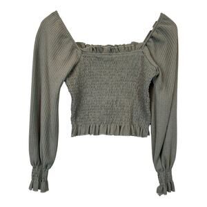 Altar'd State Womens Boho Shirt Crop Top Cottage Indie Fairy Festival Hippie XS